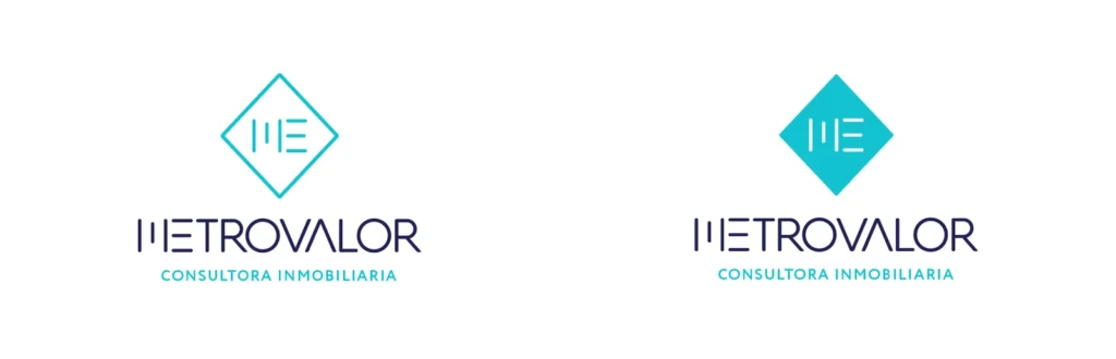 Diseño logo metrovalor - Un trabajo de silvia Calavera 