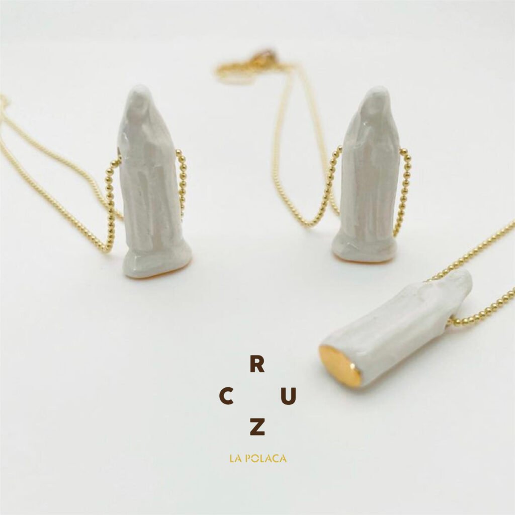diseño imagen joyas colección Cruz La polaca  