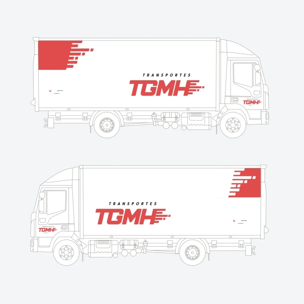 Diseño aplicaciones gráficas camión TGHM