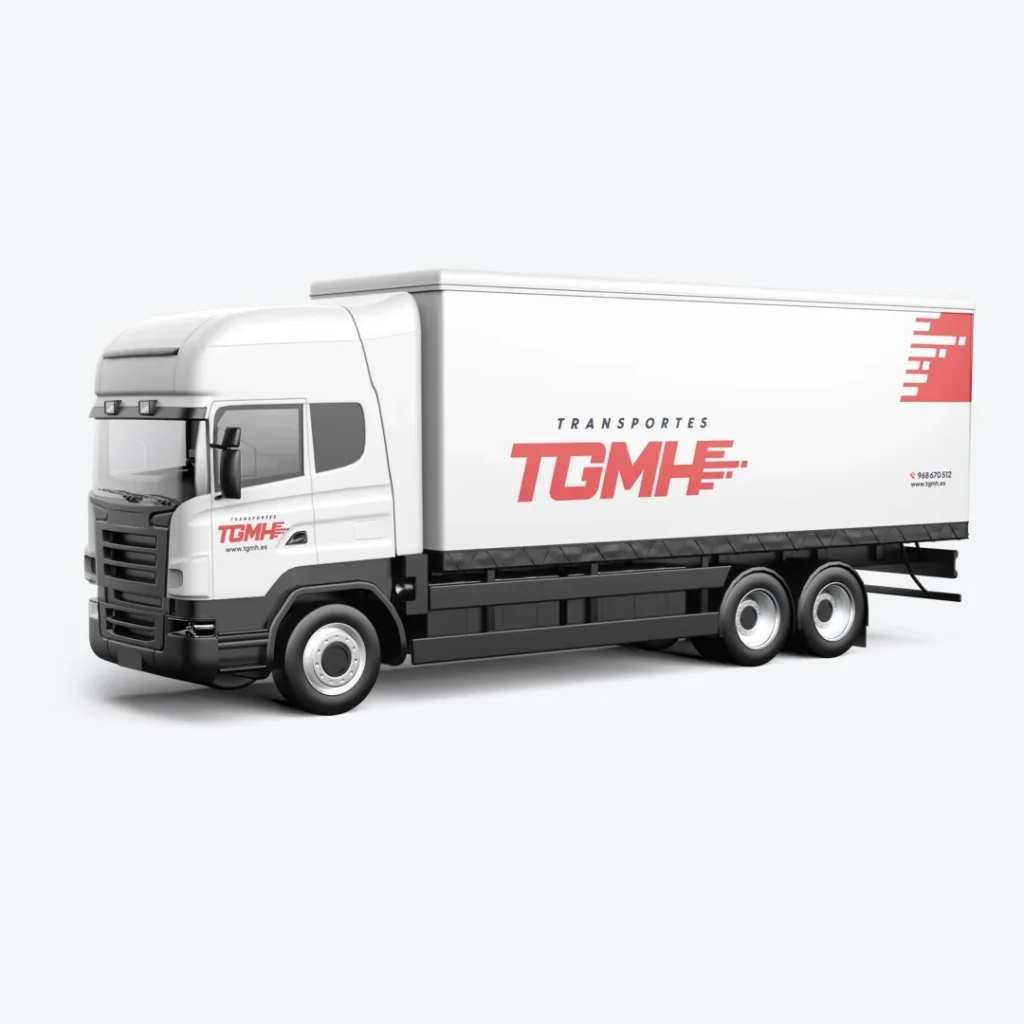 Diseño aplicaciones gráficas camión TGHM