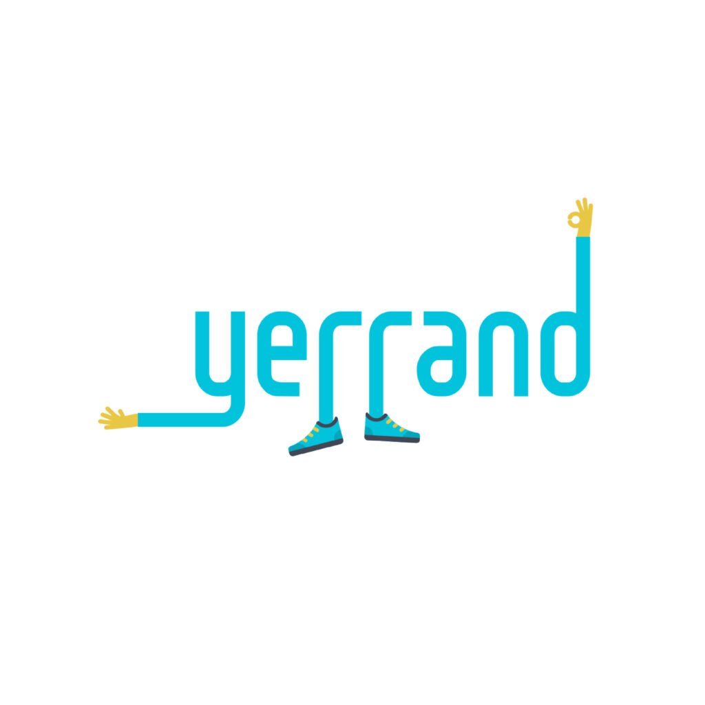 Diseño logo Yerrand - un trabajo de Silvia Calavera