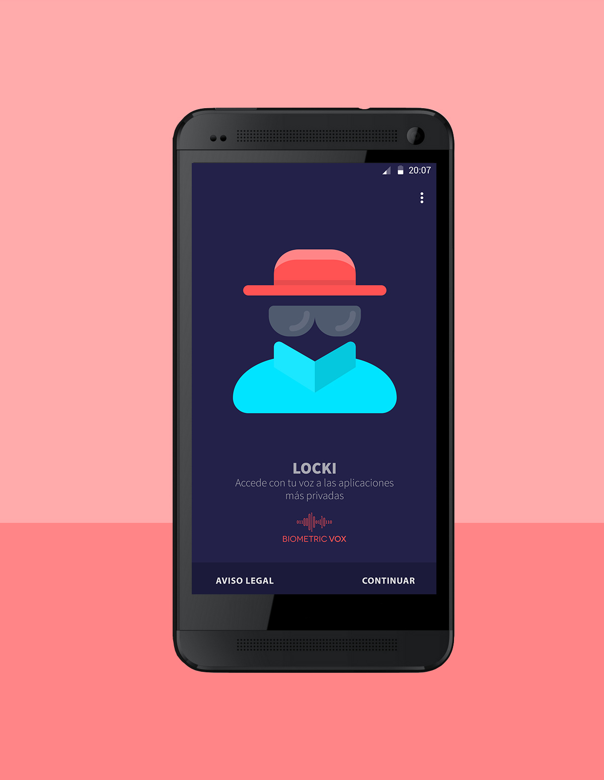 Diseño de interfaz para la app Locki - Un trabajo de Silvia Calavera