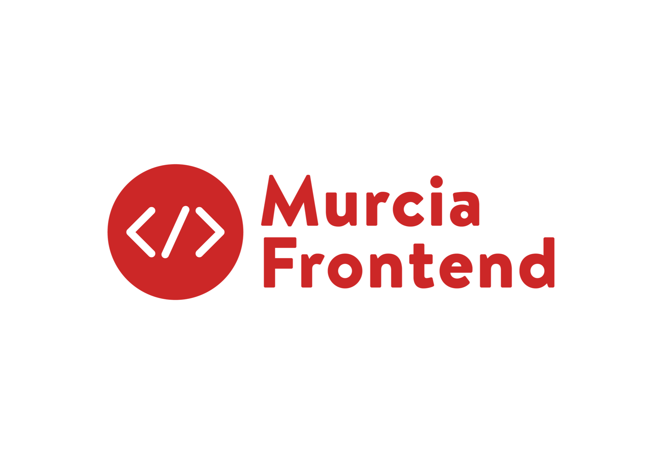 Diseño del logotipo para Murcia Frontend - Un trabajo de Silvia Calavera