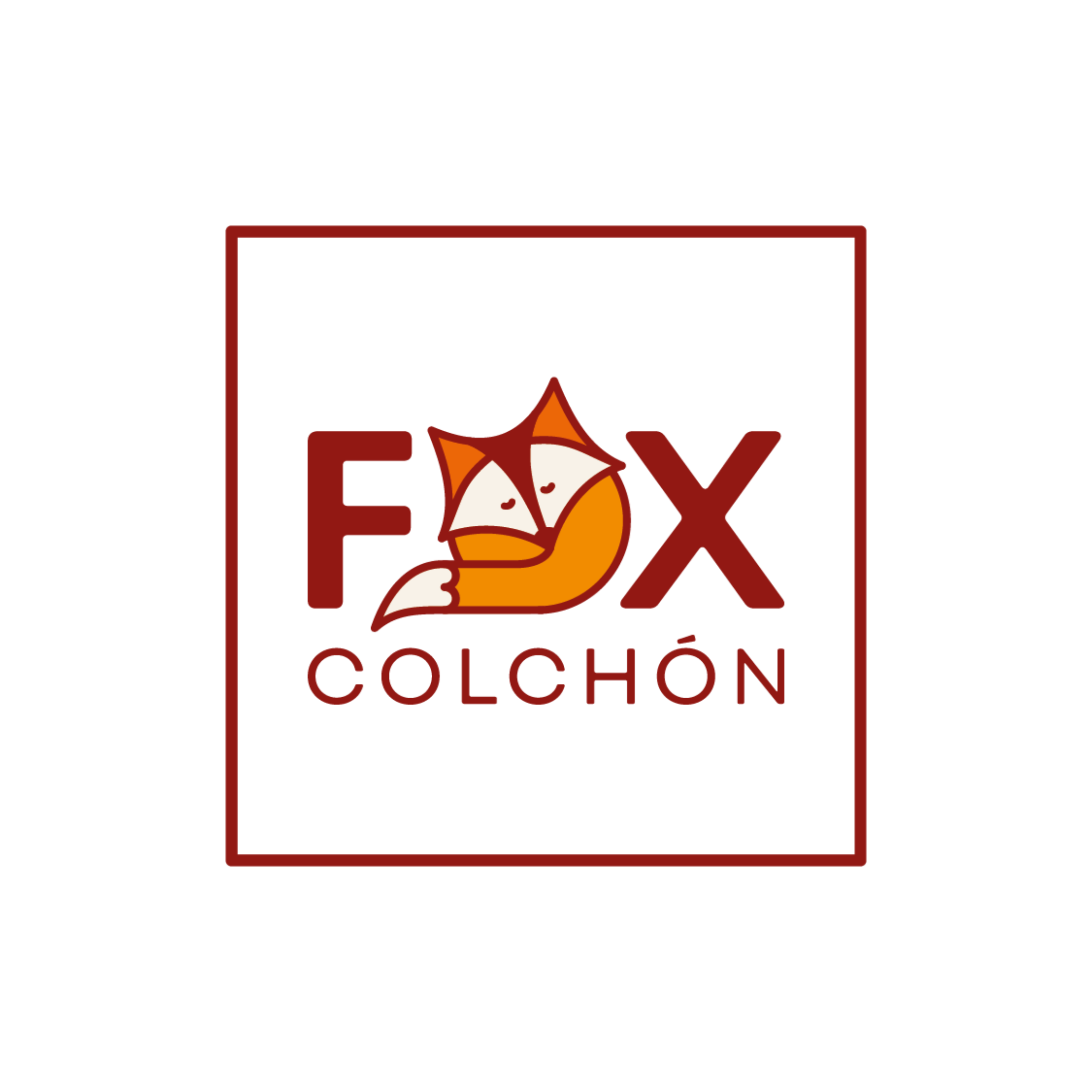 Diseño del logotipo para Fox Colchón - Un trabajo de Silvia Calavera