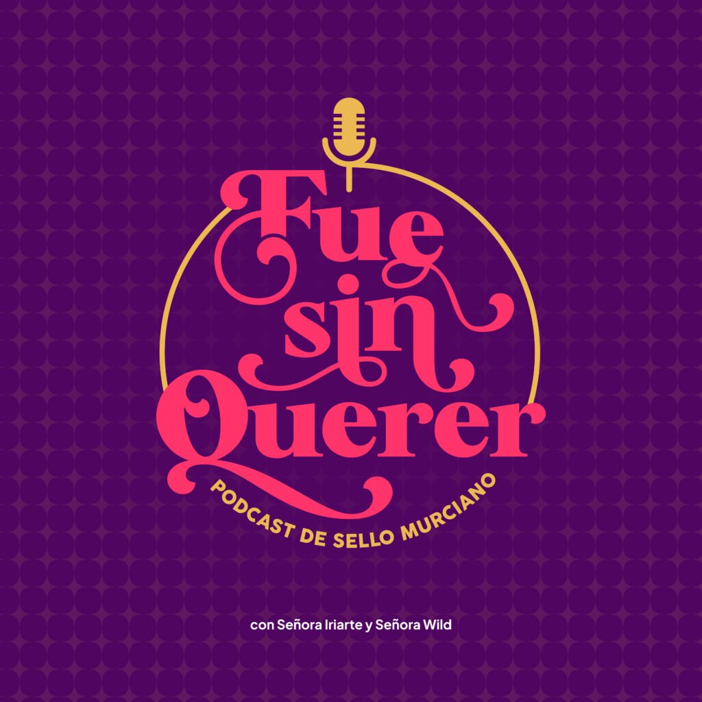 Diseño logotipo para podcast "Fue Sin Querer". Un trabajo de Silvia Calavera