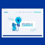 diseño web para empresa sígueme la corriente - Un trabajo de Silvia Calavera